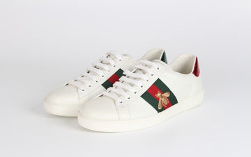 Gucci Ace Bee Embroidered Sneakers 5.5 (245) 154219681