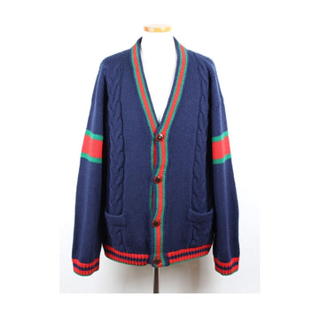 GUCCI Web-Kabelstrickjacke XL 154220933