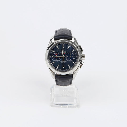 Omega 231 13 43 52 03 001 Seamaster Aqua Terra GMT Watch 153852010 [P]