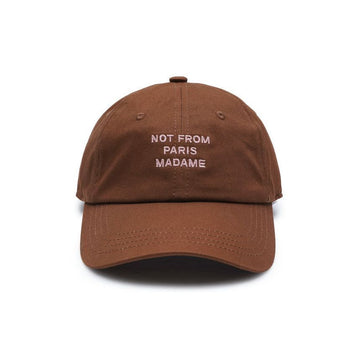 DROLE DE MONSIEUR La Casquette Slogan Brown CP100-CO027-BN 152602709