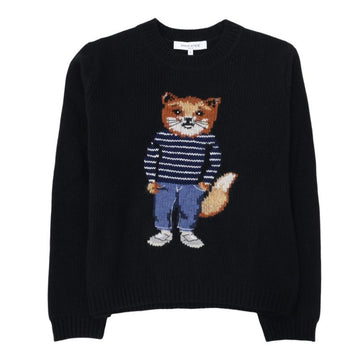 MAISON KITSUNE Dressed Fox Damen Strick PW00812KH0002 P199 154220903