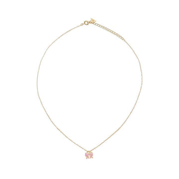 Wilhelmina Garcia Mini Petit Pink Ribbon Necklace 152739592