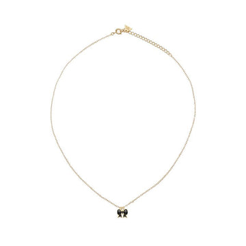 WILHELMINA GARCIA Mini-Petite Halskette mit schwarzem Band SS22011-BLACK 152739590
