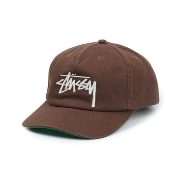 STUSSY ミッドデプスビッグスタックスナップバックチョコレート1311145-1003 152739449