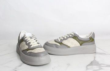Gucci GG Sneakers White Beige Supreme 8(270) 154222932