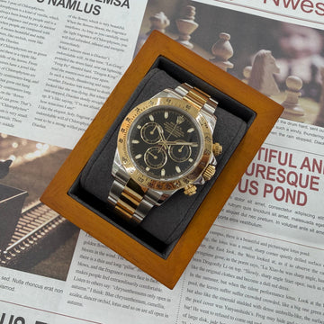 Rolex Daytona 18K Combination Black Dial 116523 154223404