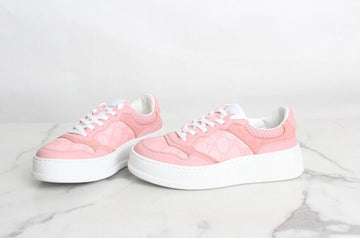 GUCCI GG エンボス スニーカー ピンク 36(230) S 154223447