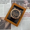 Bulgari Collection Chronograph 18K Rose Gold Gilt Leather Watch 154223516 [P]