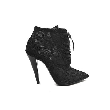 SAINT LAURENT レースアップ アンクルブーツ L835296 154223523