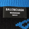 BALENCIAGA Multi-Logo-Strickpullover Blau S 154223948 [P]