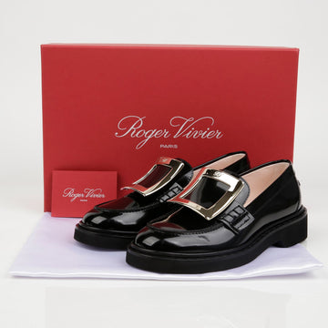 ROGER VIVIER Vibrant Ranger Buckle Loafer 35 153896772