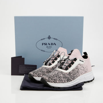PRADA ニットスニーカー 34.5 154125456
