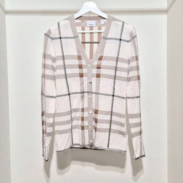 BURBERRY Karierte Intarsien-Seiden-Cardigan L517945 154224770