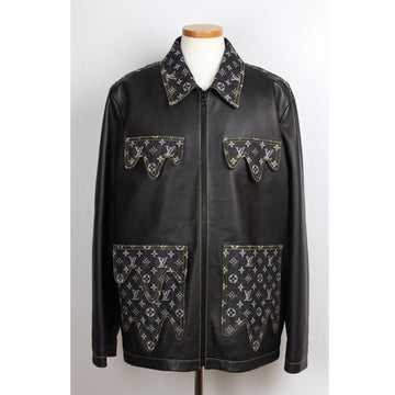 LOUIS VUITTON ニード X クレイジーミックスレザージャケット 54 154242423