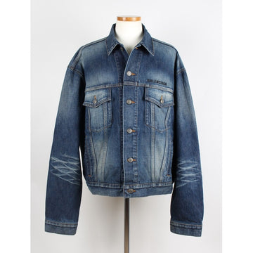 Balenciaga Logo Denim Jacket 52 154242585