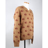 GUCCI Jacquard-Woll-V-Ausschnitt-Pullover M 154243951 [P]