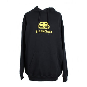 BALENCIAGA BBロゴフーディー ブラック S 154247147