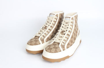 Gucci High Top Sneakers Beige 7(260) S 154249523