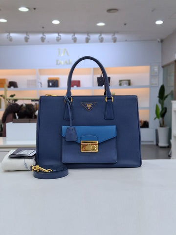 PRADA Saffiano Doppelpack Schultertasche 2674 154254936