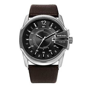 DIESEL メガチーフ 男性レザーウォッチ DZ1206 144593472