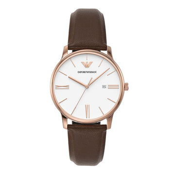 ARMANI AR11572 (ミニマリスト) メンズ レザーウォッチ 144731101