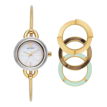 TORY BURCH ミラー バングル ギフト セット 真珠 女性 メタル ウォッチ TBW6019SET 144765366