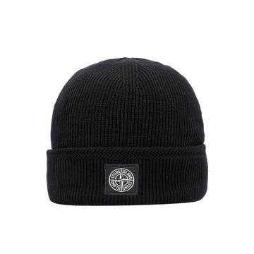 Stone Island Mini Logo Patch Beanie 154119051