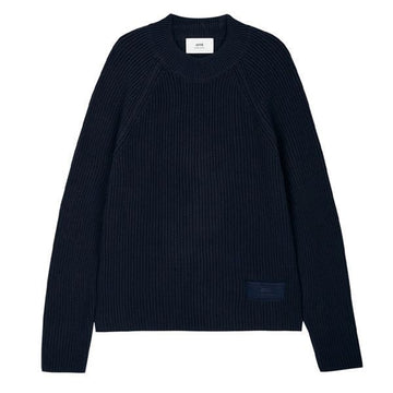 AMI Matioushi Logo Patch Unisex Knit 154118037 [P]