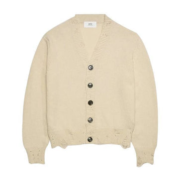 AMI Shetland V-Neck Cardigan 154118032 [P]