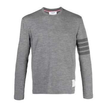 THOM BROWNE 4-Bars Strick Langarmshirt Grau MJS261A J0149 035 121636675 [P]