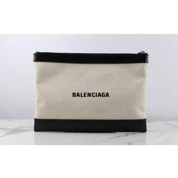 BALENCIAGA コットンキャンバスクラッチ 154299903
