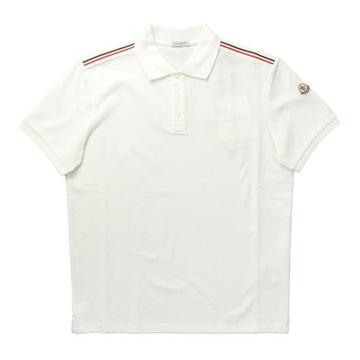 Moncler Tricolor Trimmed Pique Polo Shirt 154316121