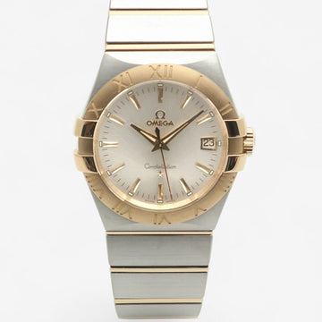 OMEGA Neue Constellation 35 Silberblatt Quarz Full Bar Kombi 123.20.35.60.02.002 Herrenuhr 154316399