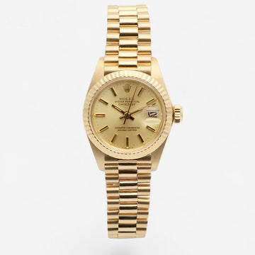 Rolex Vintage Datejust 26 Gold 6917 Women's Watch Authentic 1982 154316414