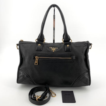 Prada Gold Plated Motor Bag Black 154316634