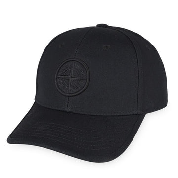 STONE ISLAND Kinder Logo Stickerei Baumwoll Baseballcap 151803470 [P]
