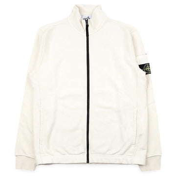 Stone Island Men's Patch High Neck Cotton Zip-Up Jacket 153243374