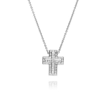 Damiani Belle Epoque Diamond Mini 18K White Gold Necklace 20083507 145683409