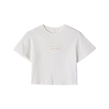 CHLOE C20111 117 Kinder Kurzarm T-Shirt 144593959 [P]