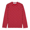 COMME DES GARCONS Herz-Patch Dot T-Shirt 154317345 [P]