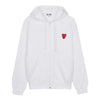COMME DES GARCONS Hoodie mit doppelt Herz-Patch 154317357 [P]