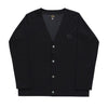 NEEDLES V-Neck Herren Cardigan aus Polyester-Mesh in Schwarz 153897477 [P]