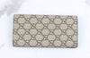 GUCCI Schlangenhaut Geldbörse Beige S 154318460 [P]