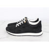 LOUIS VUITTON Schwarze Leder-Sneakers mit LV-Logo Miles 36.5 154318767 [P]