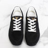 LOUIS VUITTON Schwarze Leder-Sneakers mit LV-Logo Miles 36.5 154318767 [P]