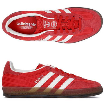 ADIDAS 25FW Rote Veruscalet Cremeweiße Gazelle Indoor Sneaker JS1411 154323142