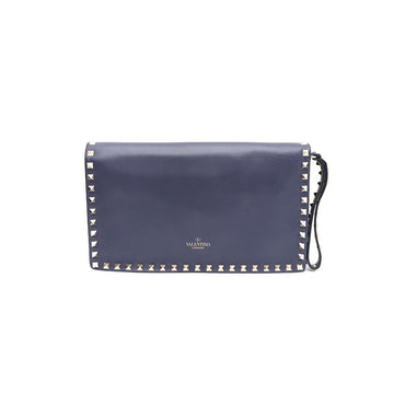 VALENTINO Goldner Rockstud Clutch KK09210630 154323731