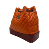 CHANEL Chevron Quilt Gabrielle Small Backpack A94485 Orange 154323747 [P]