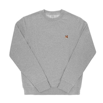 Maison Kitsune Fox Head Patch Men's Sweatshirt H120 LM00301KM0001 115106380