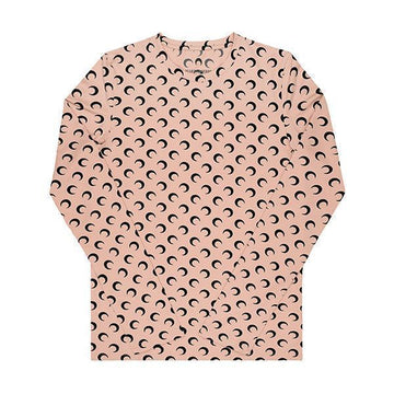 MARINE SERRE Langarm MTO116A CJER0001 TA10 Mond Logo All Over Second Skin Herren Langarmshirt 140682755